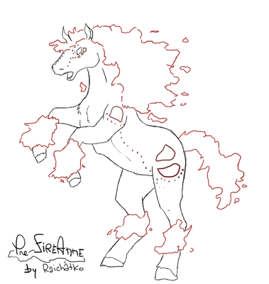 Raichátko: AT s FireAnne (lineart)