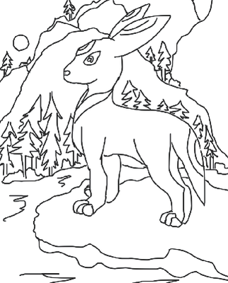 Luxya: Ztratený Umbreon v horách