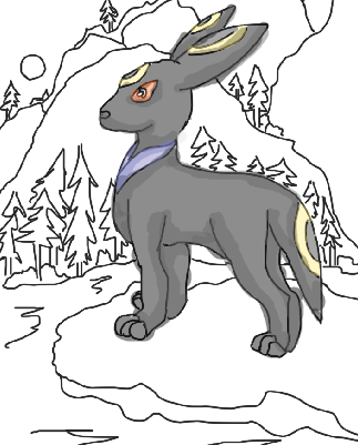 Luxya: Ztratený Umbreon v horách