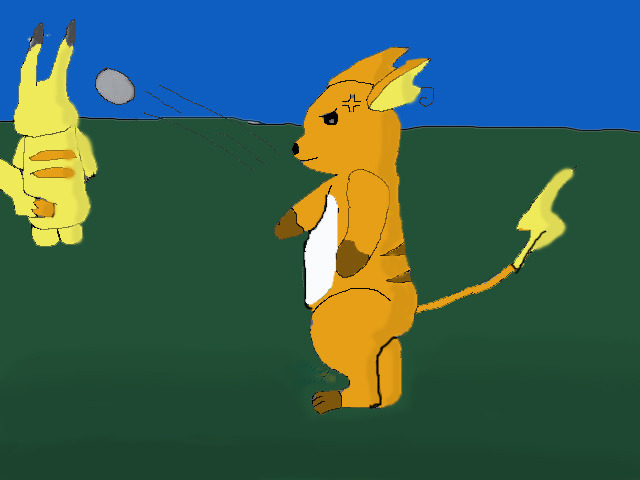 Dark pikacu: naštvaný raichu