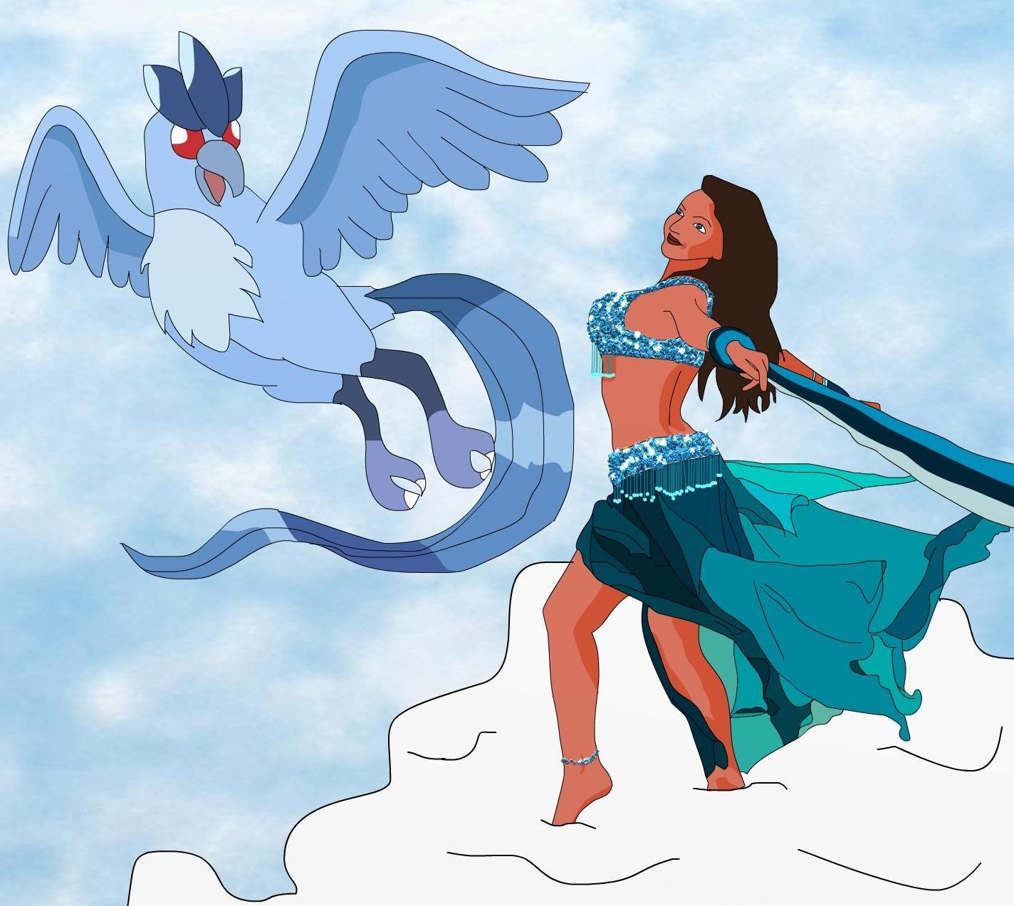 Frogoska: Articuno a tanečnice