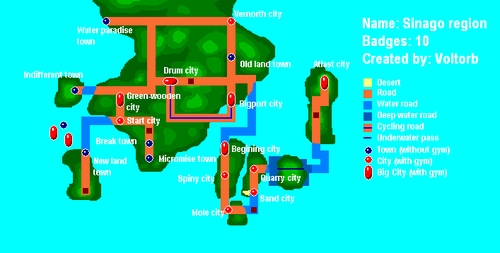 Voltorb: Můj Sinago region