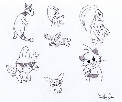 Clockwork: Poke sketche