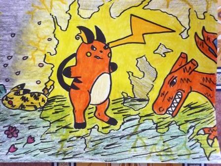 Latiosek2: Raichu and Charizard