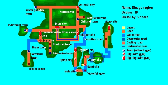 Voltorb: Můj Sinago region