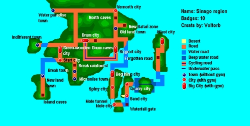 Voltorb: Můj Sinago region
