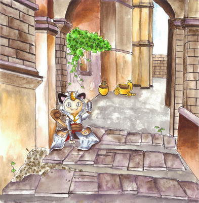 Akillana: Meowth jako Altair