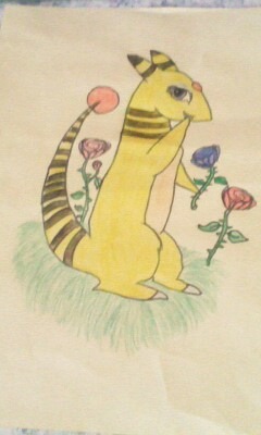 ßrita: Ampharos s růžrmi