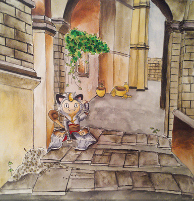 Akillana: Meowth jako Altair
