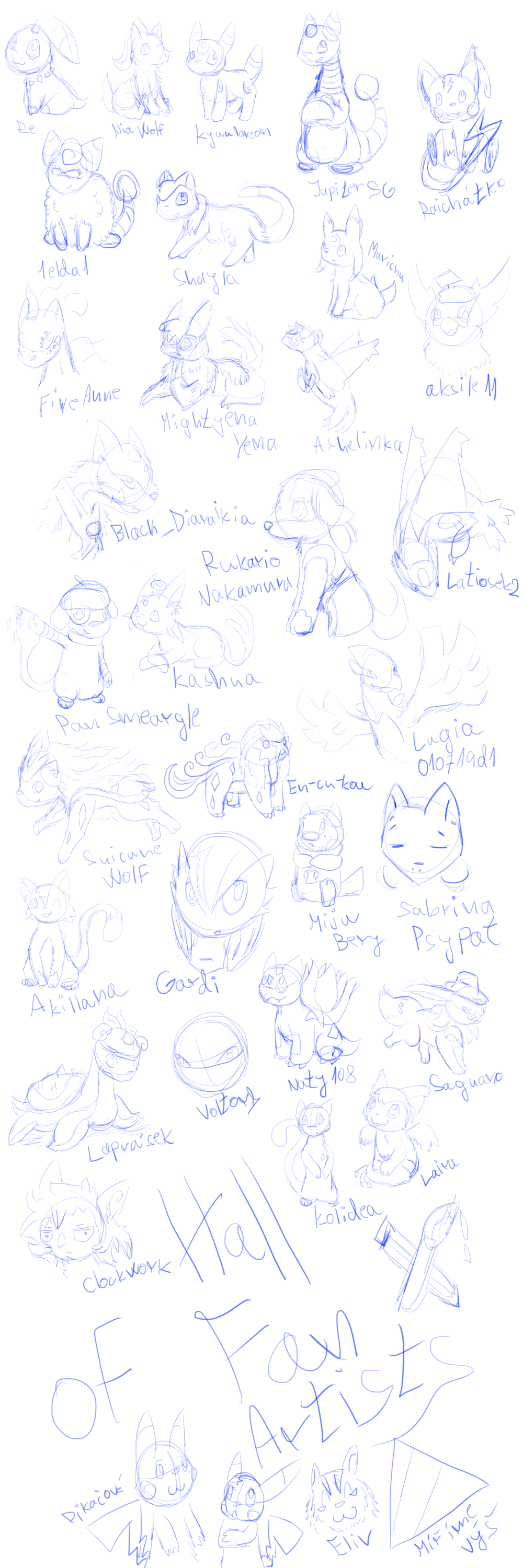 naty108: Hall Of Fanartists - WIP