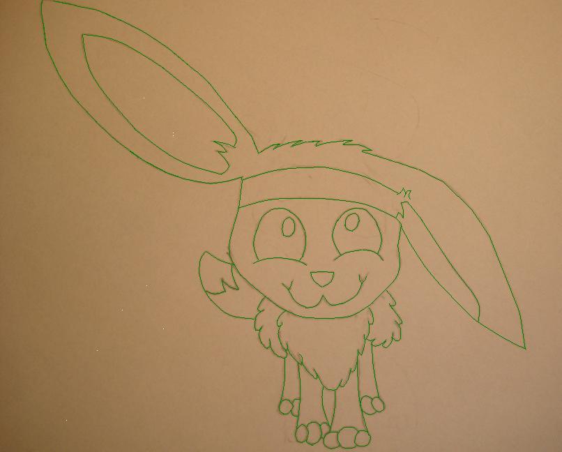 Water Buizel : Chibi Eevee - WIP