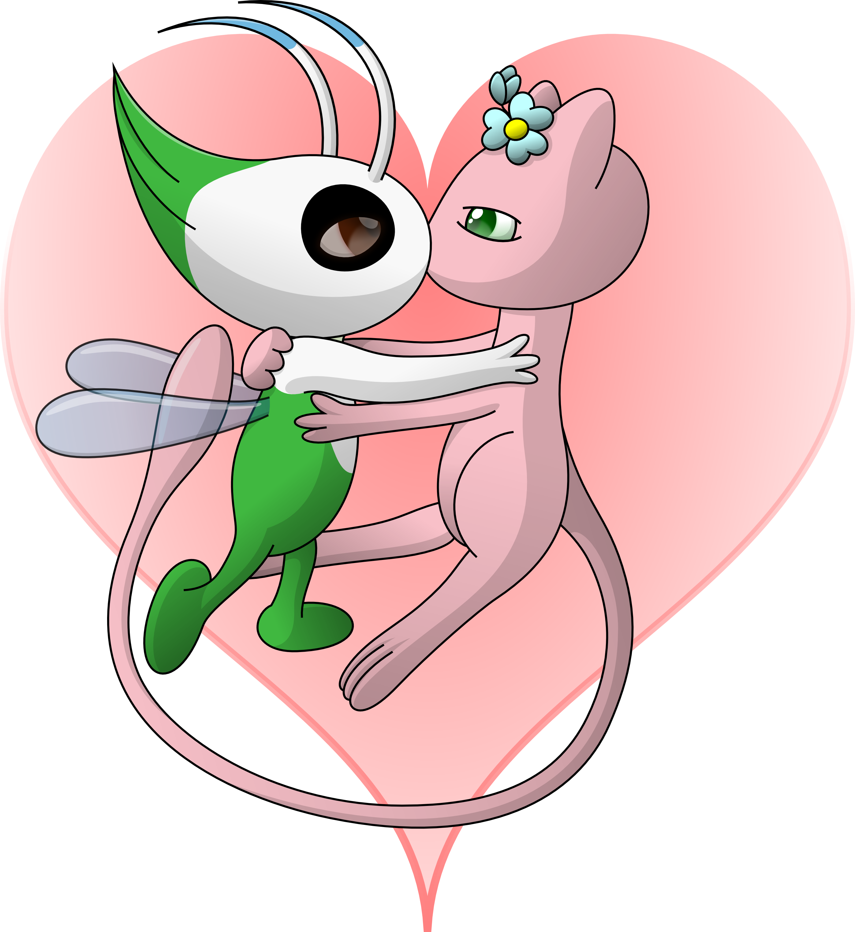 Lugia010719d1: Mew &amp; Celebi 4ever