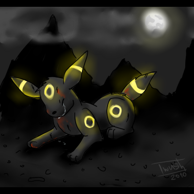 Raichátko: Dying Umbreon