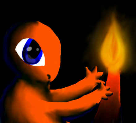 Clamperl: Charmander ve tmě