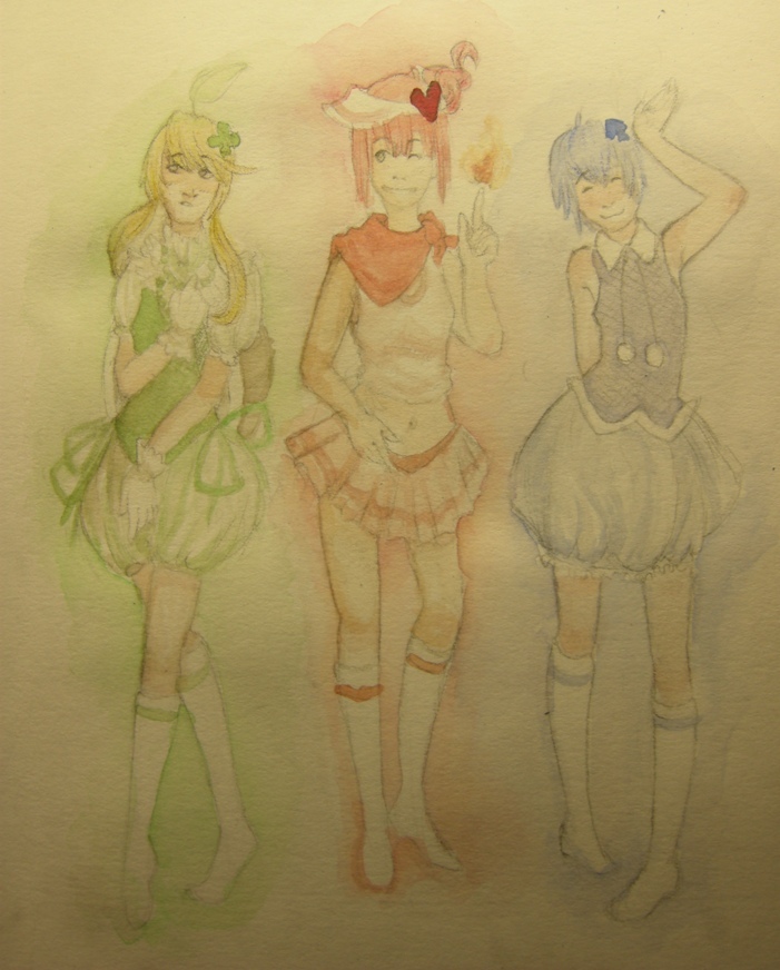 Sora Akihiru: Starters x Shugo chara