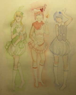 Sora Akihiru: Starters x Shugo chara