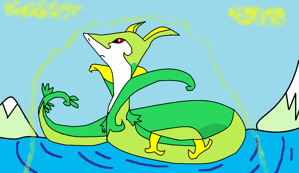 Lugia1: Serperior na vodě