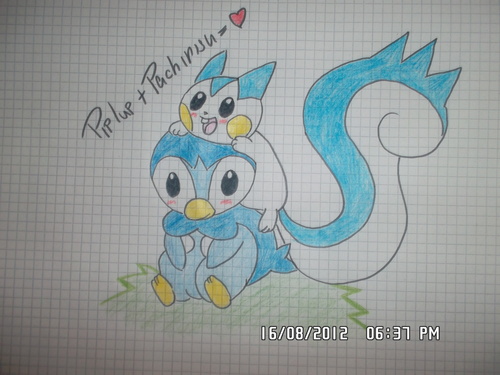 Violet125: Piplup and Pachirisu 