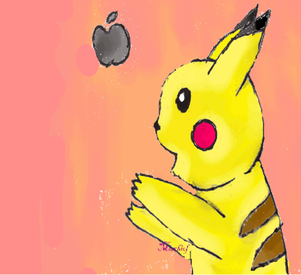 Mischief: Pikachu &amp; Apple