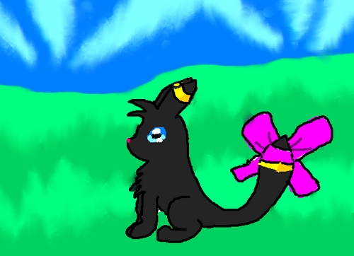 Temný Umbreon: Umbreon na lúke