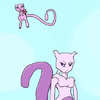 CyanJolteonCZ: mew a mewtwo