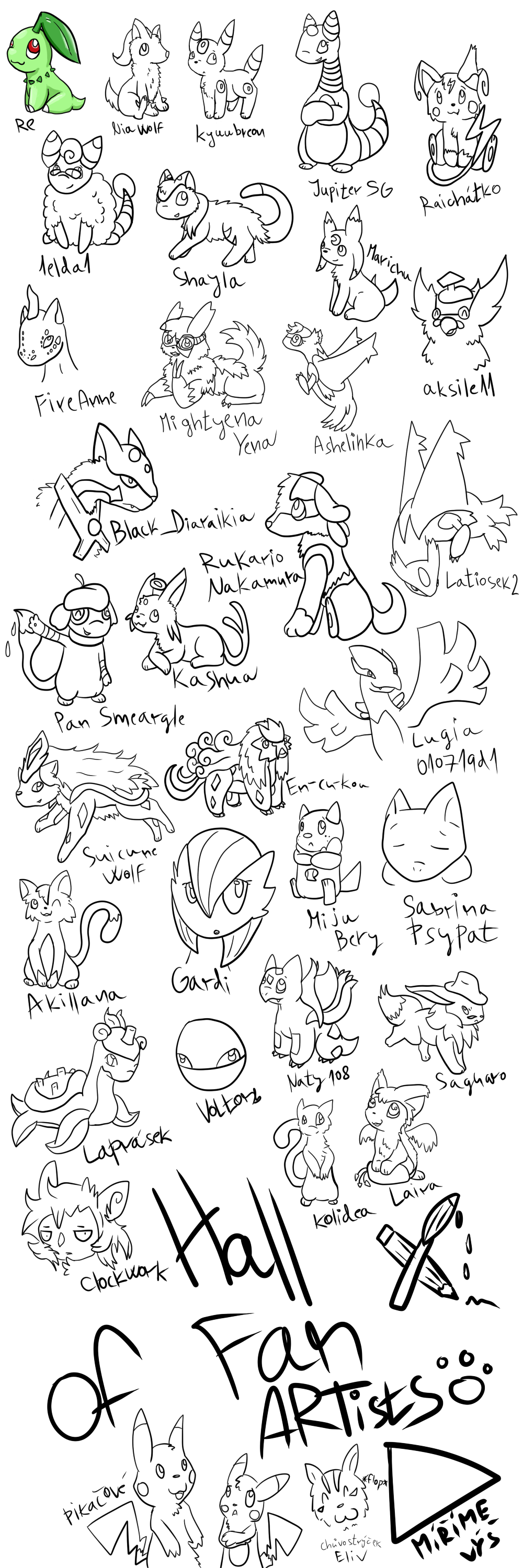 naty108: Hall Of Fanartists - WIP