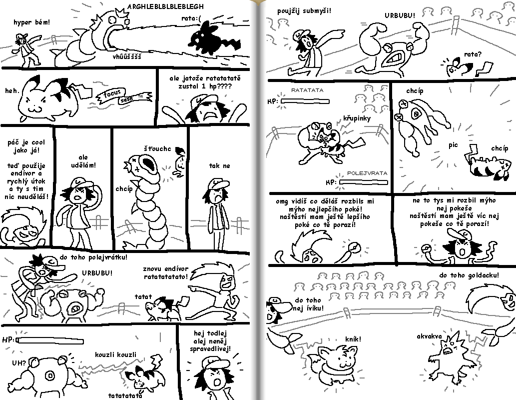 pikačové: můj pokémonní komiks 135 a 136