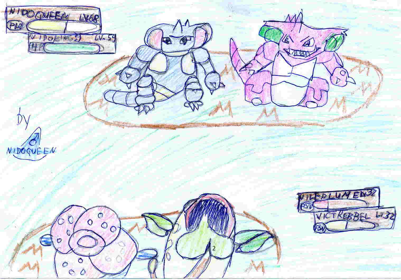 Nidoking: 2 vs. 2