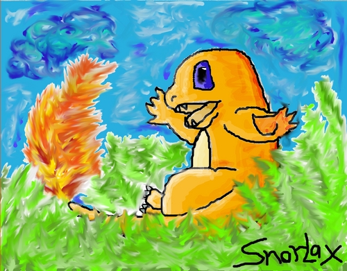 snorlax: charmander