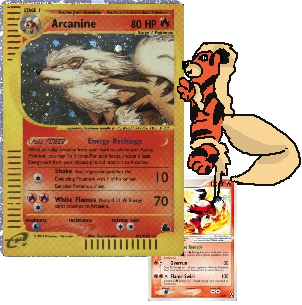 Vitani: Arcanine a kartičky