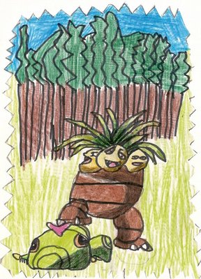 Blazekin: Exeggutor zašláp Caterpie