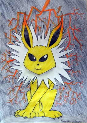 Amiable Suicune: Návrh na pokékartu:Jolteon