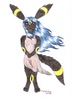 Ashelinka: Anthro Umbreon