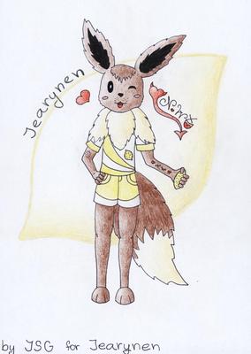 JupiterSG: Anthro Eevee