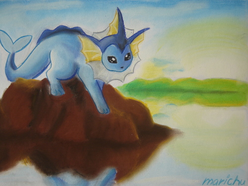 Marichu: vodny pokemon a vodicka pre vaporeu :)