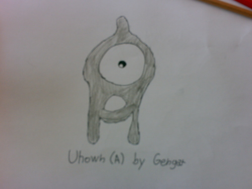 Gengar: unown(N) by gengar
