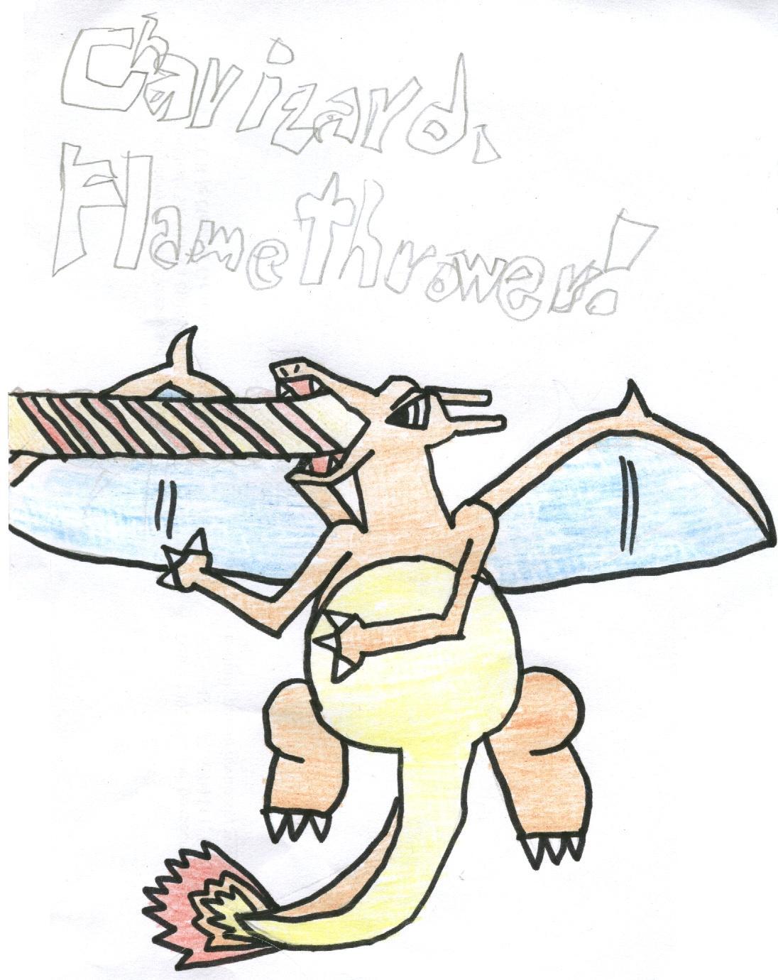 Nidoking: Flamethrower