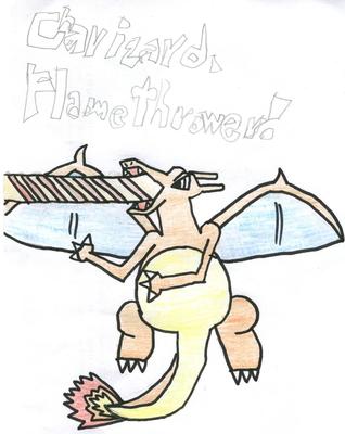 Nidoking: Flamethrower