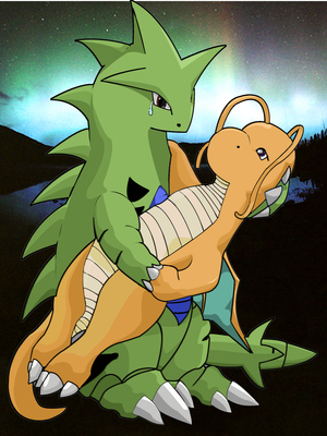 Ana5taciA: Tyranitar and Dragonite