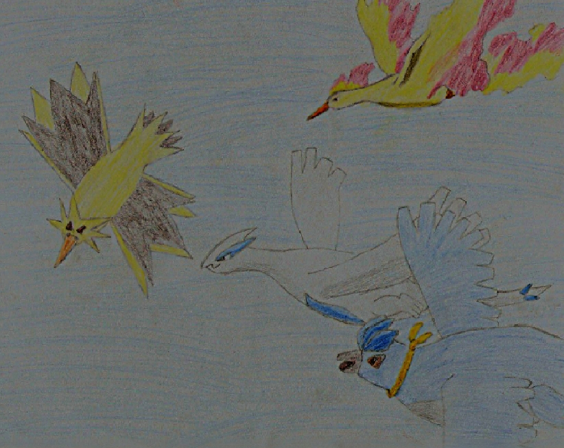 Articuno: Three Birds and Lugia