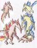 Voltorb: No.4 Aneflame, No.5 Aneratince, No.6 Aneatcon