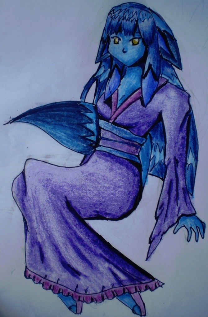 Vitani: Anthro Glaceon