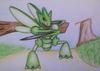 Frox26: scyther se předvádí