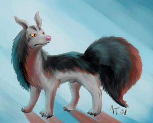 Suicune Wolf: Mightyena - oC test