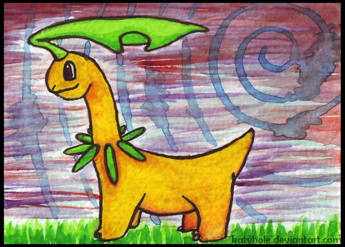 Dragoniss: ACEO - Bayleef