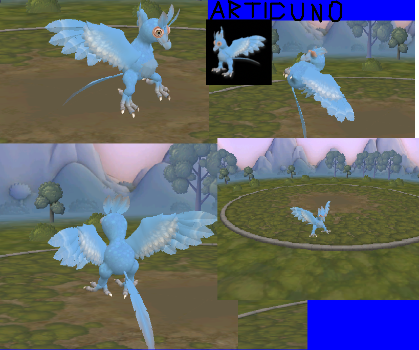 Dark pikacu: Articuno ve spore