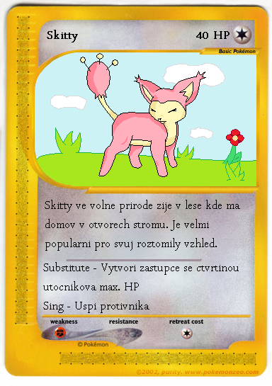 Akillana: Skitty - dalsi karticka