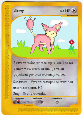 Akillana: Skitty - dalsi karticka