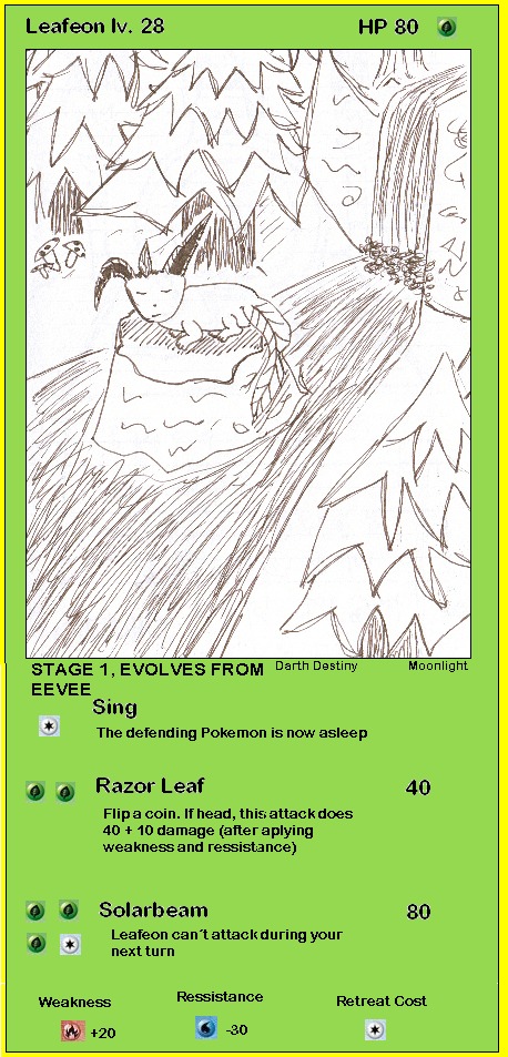 DarthDestiny: Leafeon TCG