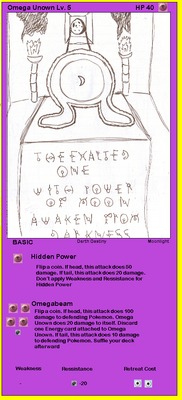 DarthDestiny: Omega Unown TCG